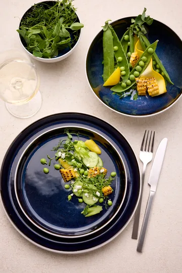 Bitz ボウル Gastro Ø12 cm - White–dark blue - Bitz | ビッツ