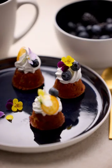 Bitz ボウル Gastro Ø12 cm - White–dark blue - Bitz | ビッツ