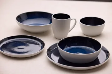 Bitz パスタボウル Gastro Ø20 cm - White-dark blue - Bitz | ビッツ