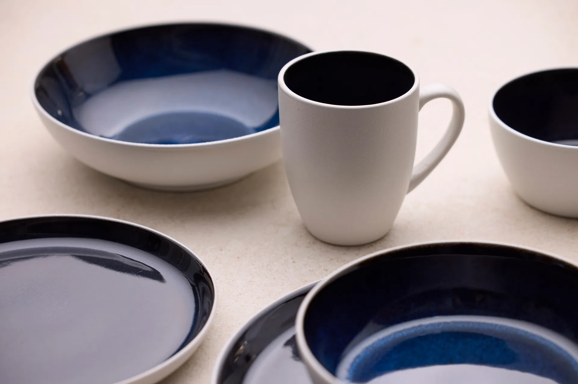 Bitz パスタボウル Gastro Ø20 cm, White-dark blue Bitz | ビッツ