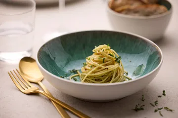 Bitz パスタボウル Gastro Ø20 cm - White-green - Bitz | ビッツ