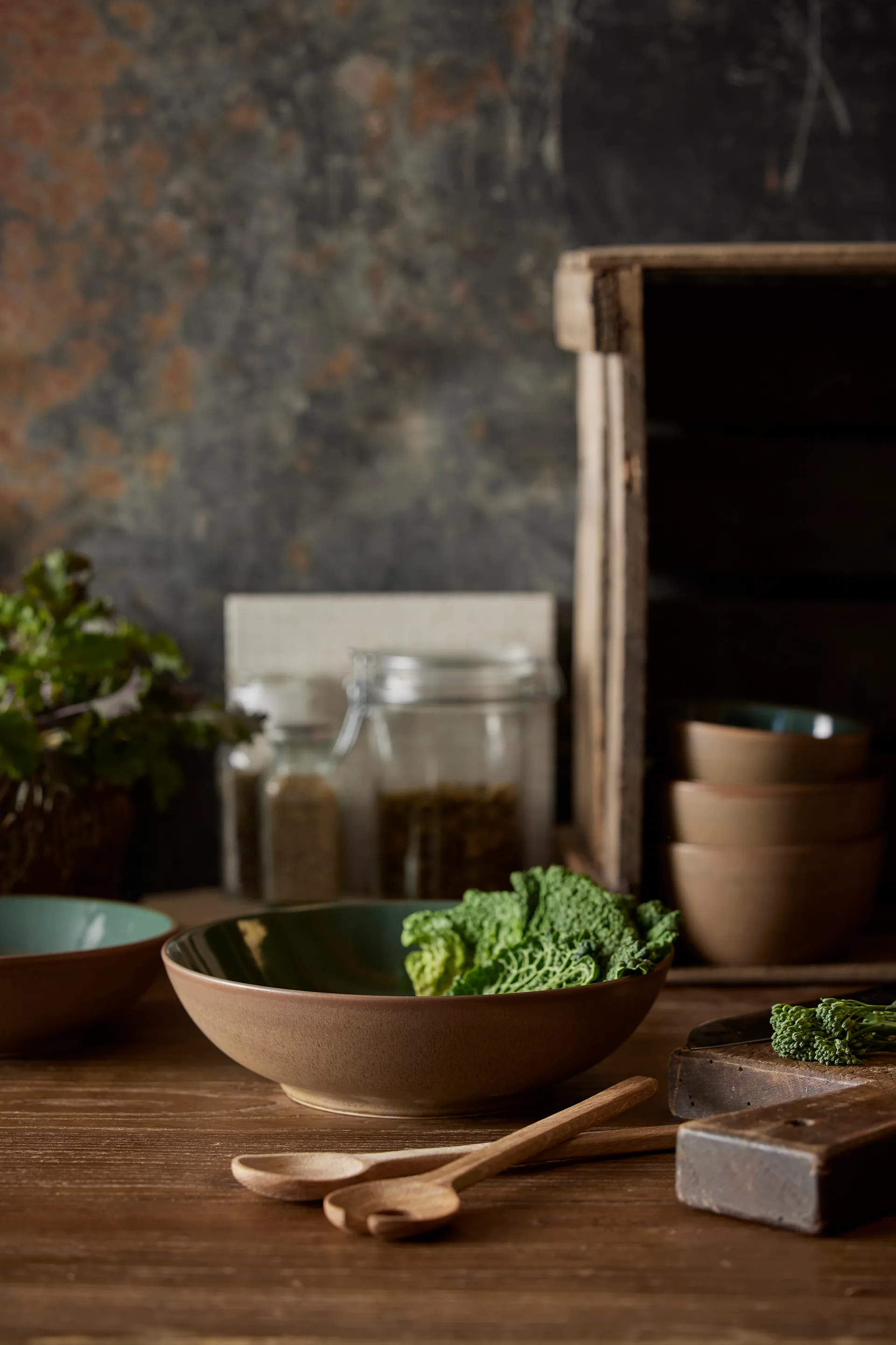 Bitz Wood サラダボウル Ø24 cm, Wood-forest Bitz | ビッツ