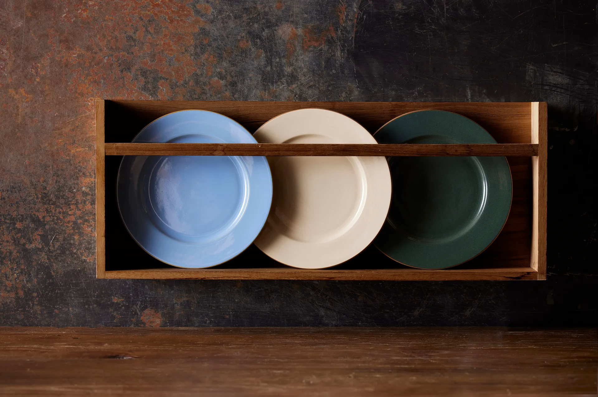 Bitz Wood プレート Ø27 cm, Wood-ocean Bitz | ビッツ