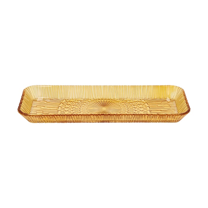 Kusintha サービングソーサー 長方形 14x38 cm - Amber - Bitz | ビッツ