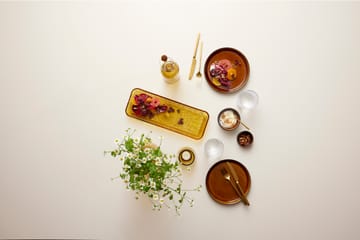 Kusintha サービングソーサー 長方形 14x38 cm - Amber - Bitz | ビッツ