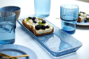 Kusintha サービングソーサー 長方形 14x38 cm - Blue - Bitz | ビッツ
