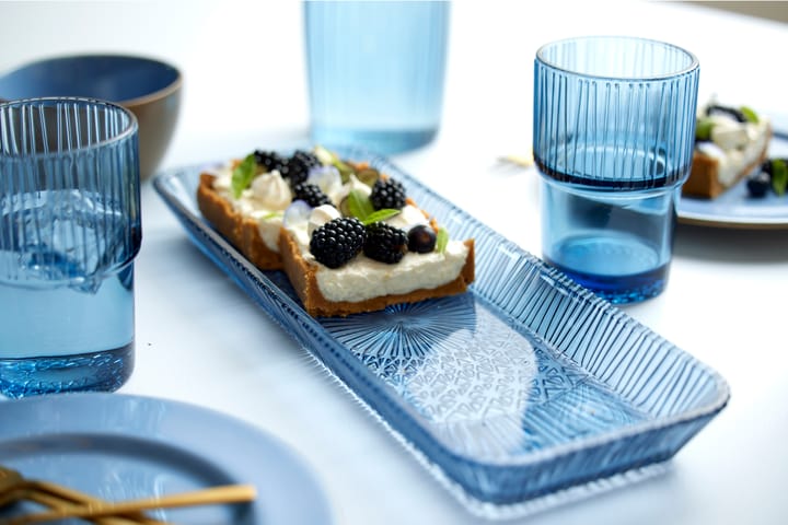 Kusintha サービングソーサー 長方形 14x38 cm, Blue Bitz | ビッツ