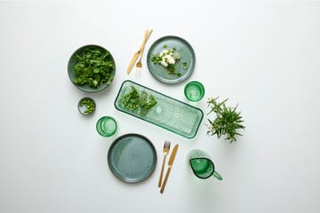 Kusintha サービングソーサー 長方形 14x38 cm - Green - Bitz | ビッツ