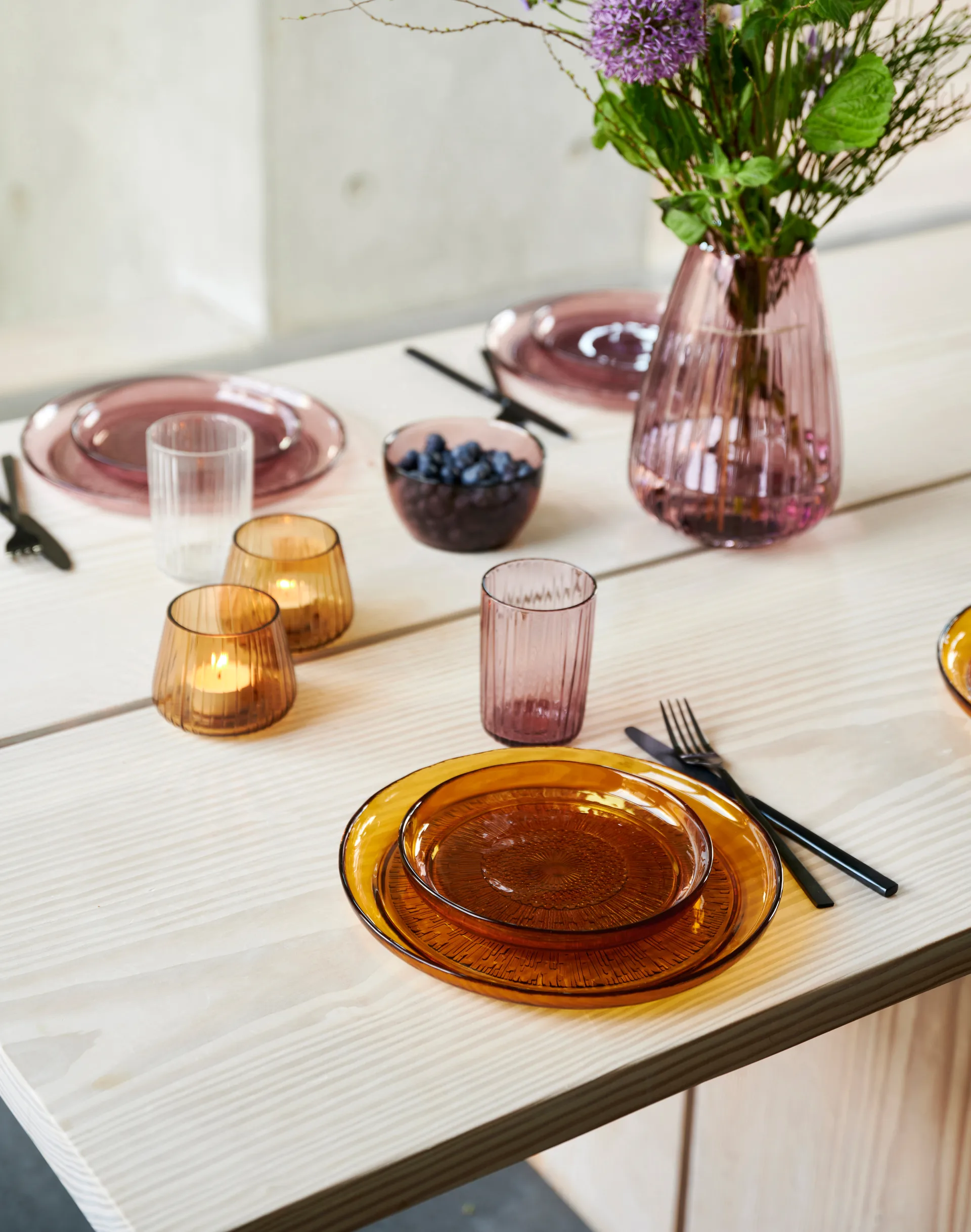 Kusintha プレート Ø25 cm, Amber Bitz | ビッツ