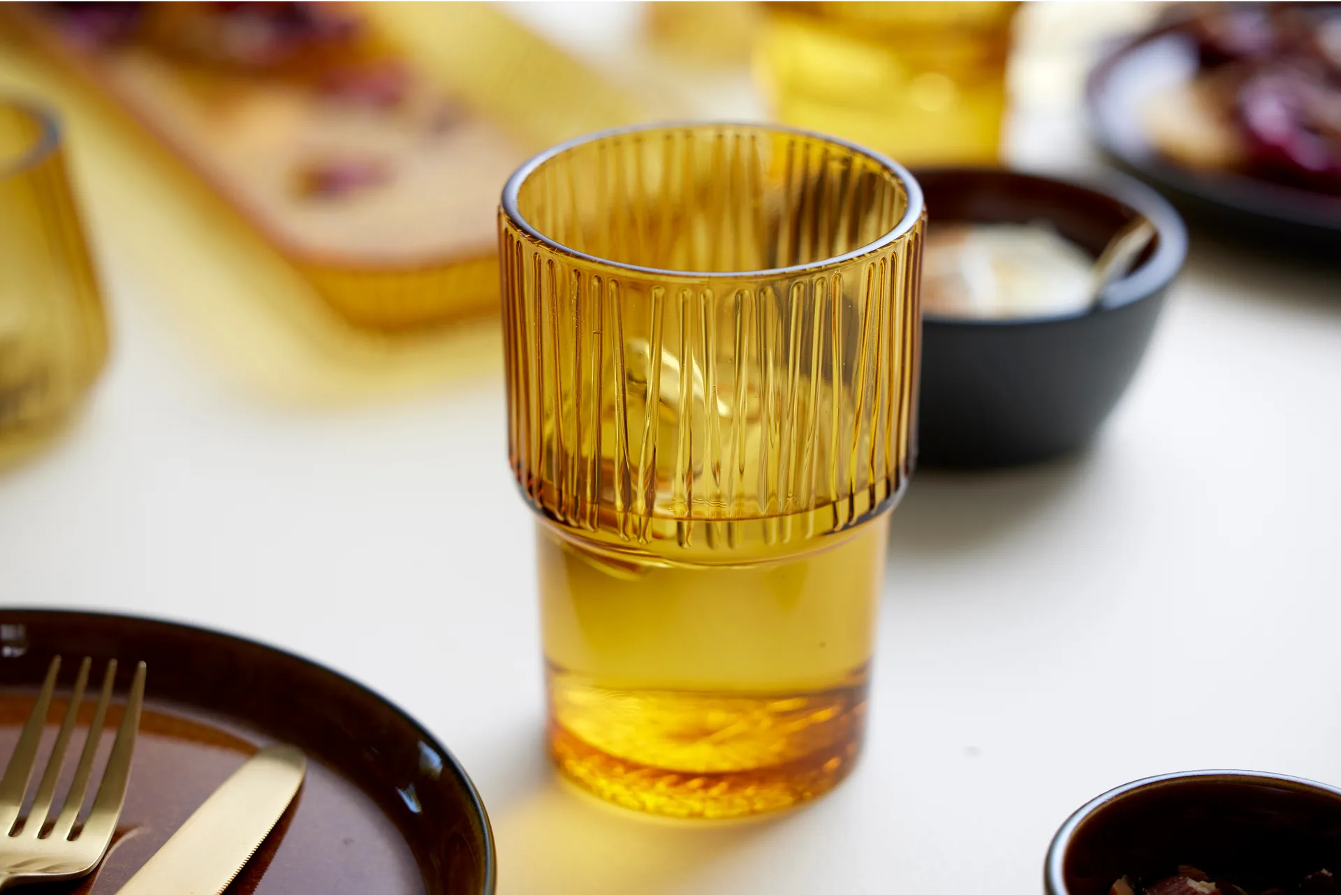 Kusintha カフェグラス 38 cl 4個セット, Amber Bitz | ビッツ