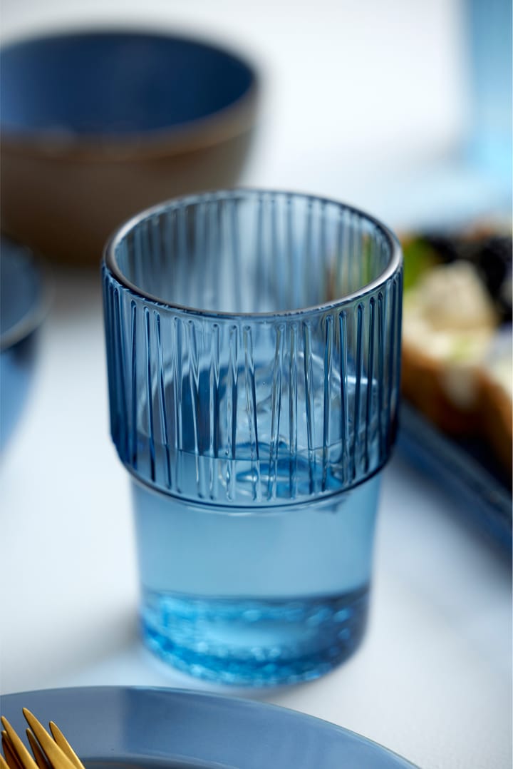 Kusintha カフェグラス 38 cl 4個セット, Blue Bitz | ビッツ