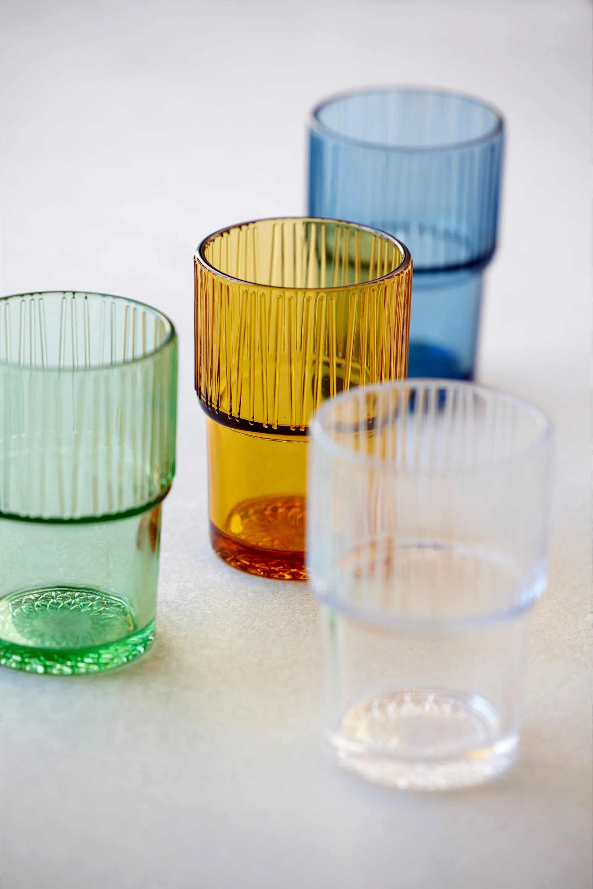 Kusintha カフェグラス 38 cl 4個セット, Clear Bitz | ビッツ