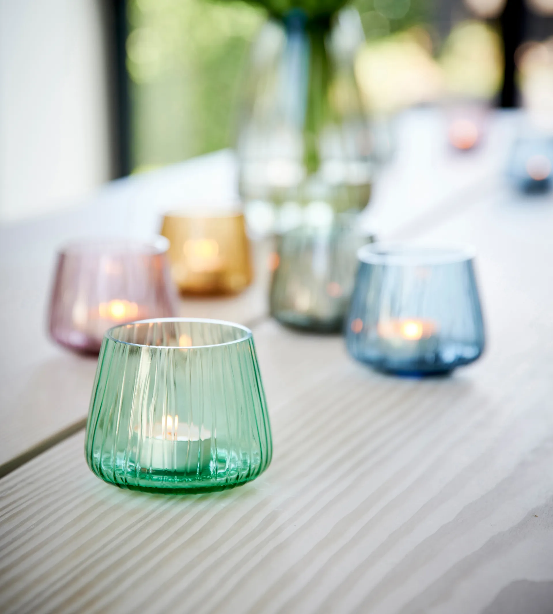 Kusintha ティーライトホルダー 7.5 cm 2パック, Blue Bitz | ビッツ