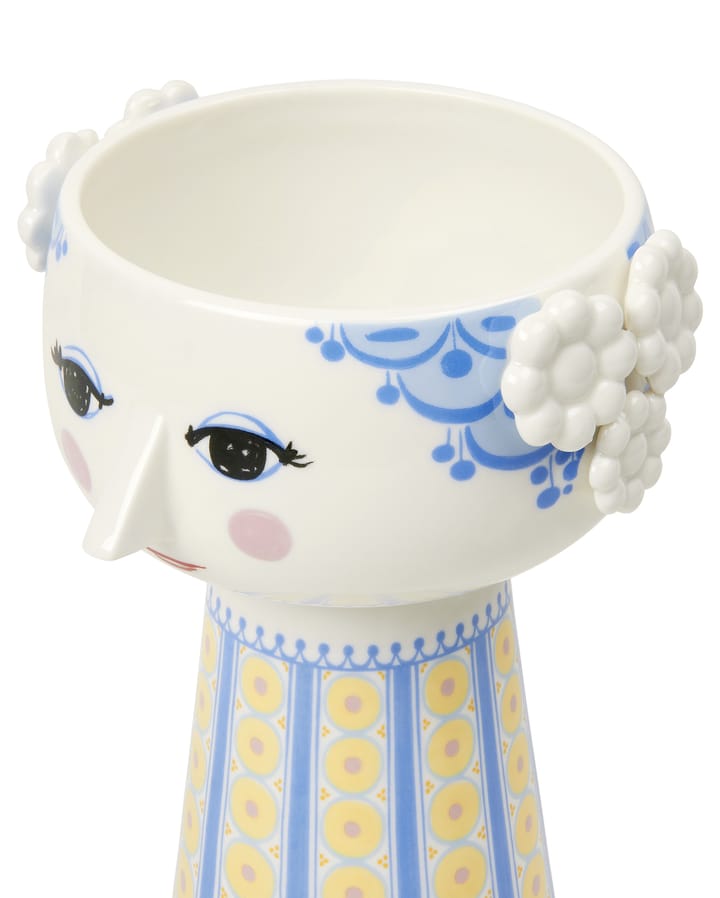 Eva 花瓶 12.5 cm, Blue-blue Bjørn Wiinblad