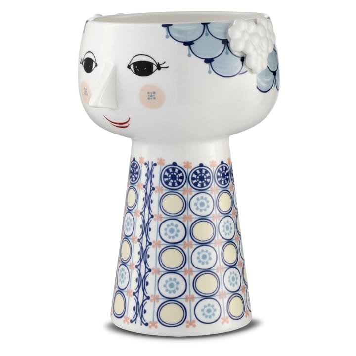 Eva 花瓶 12.5 cm, Blue Bjørn Wiinblad