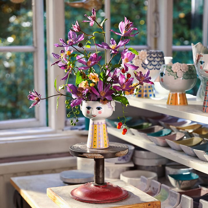 Eva 花瓶 15 cm, Purple Bjørn Wiinblad