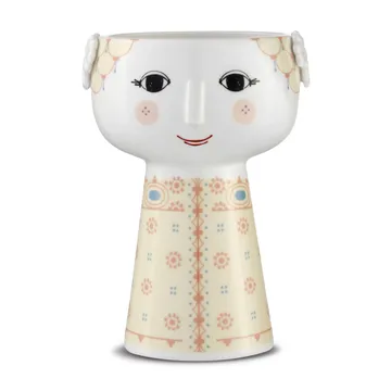 Eva 花瓶 15 cm - Soft yellow - Bjørn Wiinblad