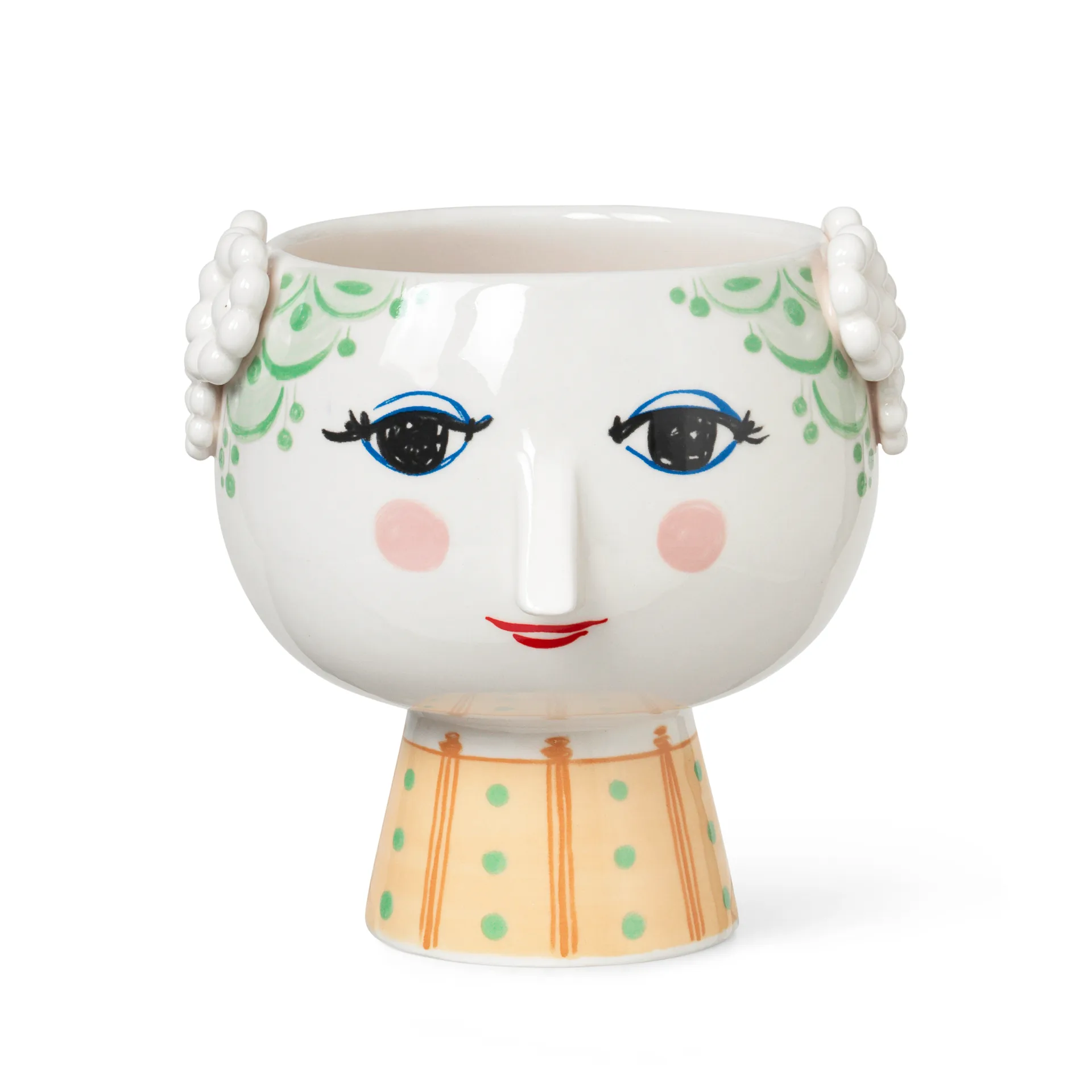 Eva 植木鉢 脚付き Ø 15.5 cm, green Bjørn Wiinblad