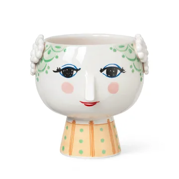 Eva 植木鉢 脚付き Ø 15.5 cm - green - Bjørn Wiinblad
