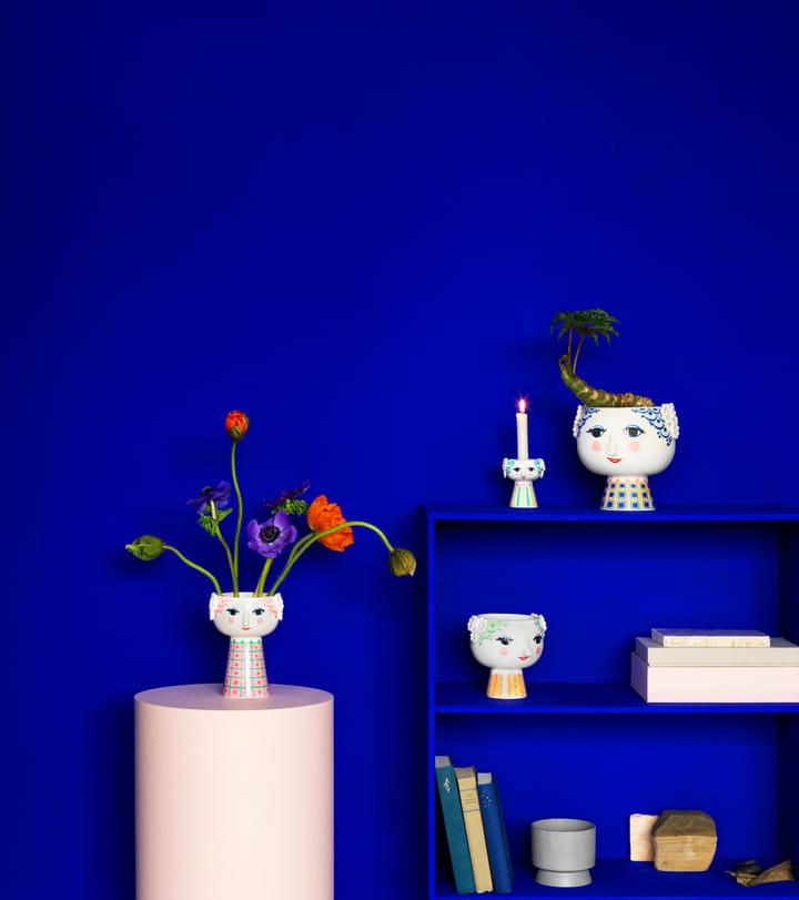 Eva 植木鉢 脚付き Ø21 cm, Blue Bjørn Wiinblad