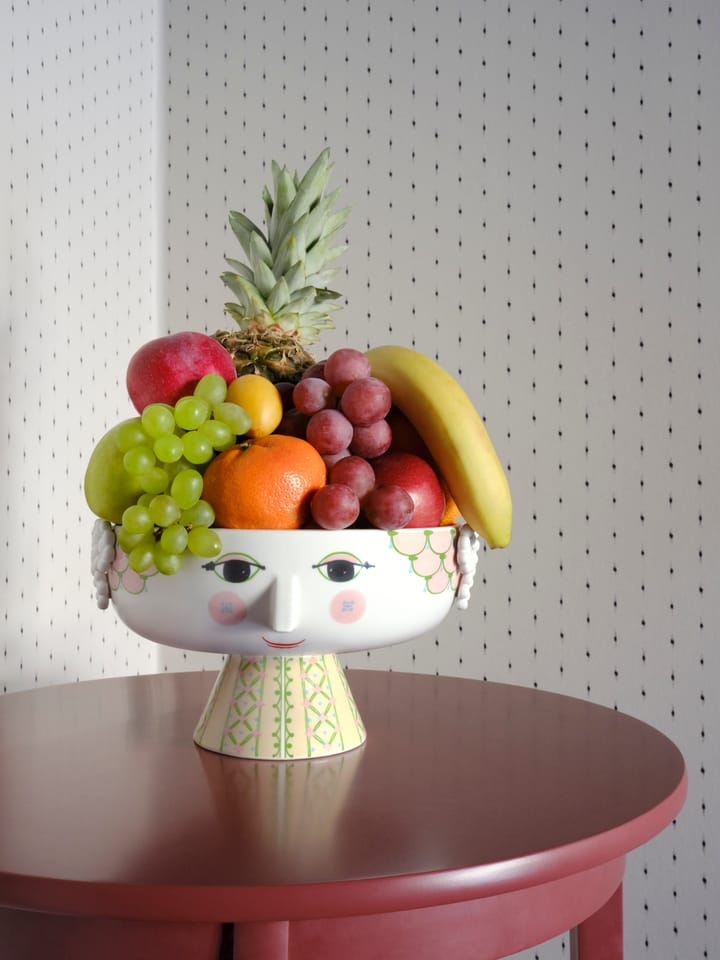 Eva 脚付きボウル Ø24 cm, Pink Bjørn Wiinblad