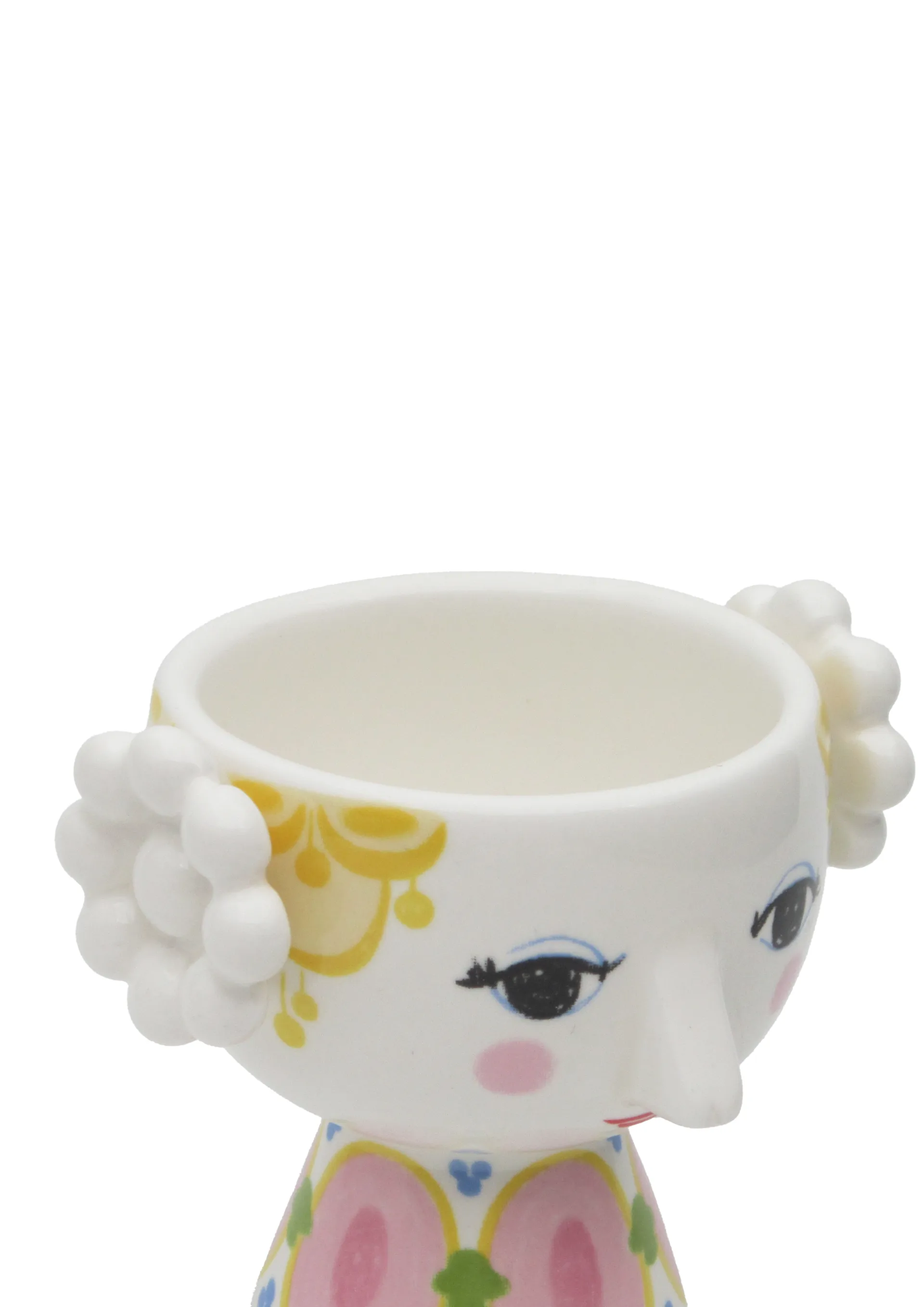 Eva キャンドルホルダー Ø6.5 cm 2個セット, Yellow-lavender Bjørn Wiinblad