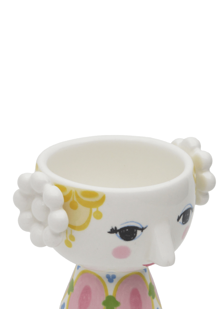 Eva キャンドルホルダー Ø6.5 cm 2個セット, Yellow-lavender Bjørn Wiinblad