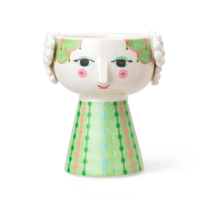 Eva キャンドルスティック 9,5 cm - green - Bjørn Wiinblad