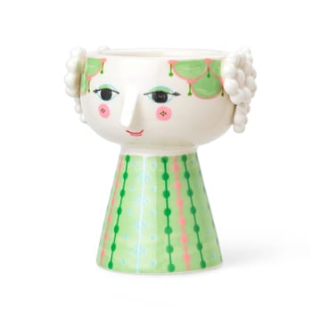 Eva キャンドルスティック 9,5 cm - green - Bjørn Wiinblad