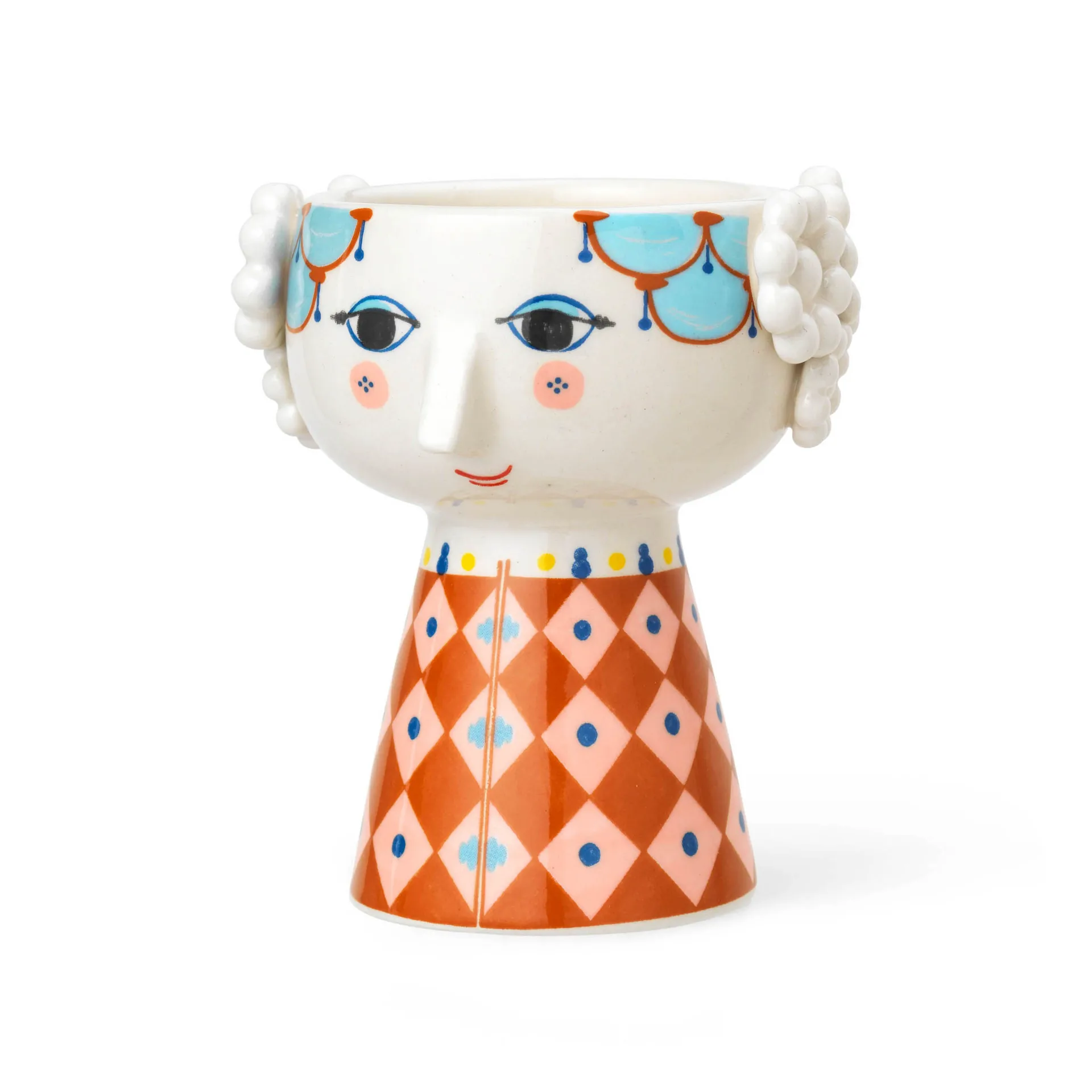 Eva キャンドルスティック 9,5 cm, Terrakotta Bjørn Wiinblad