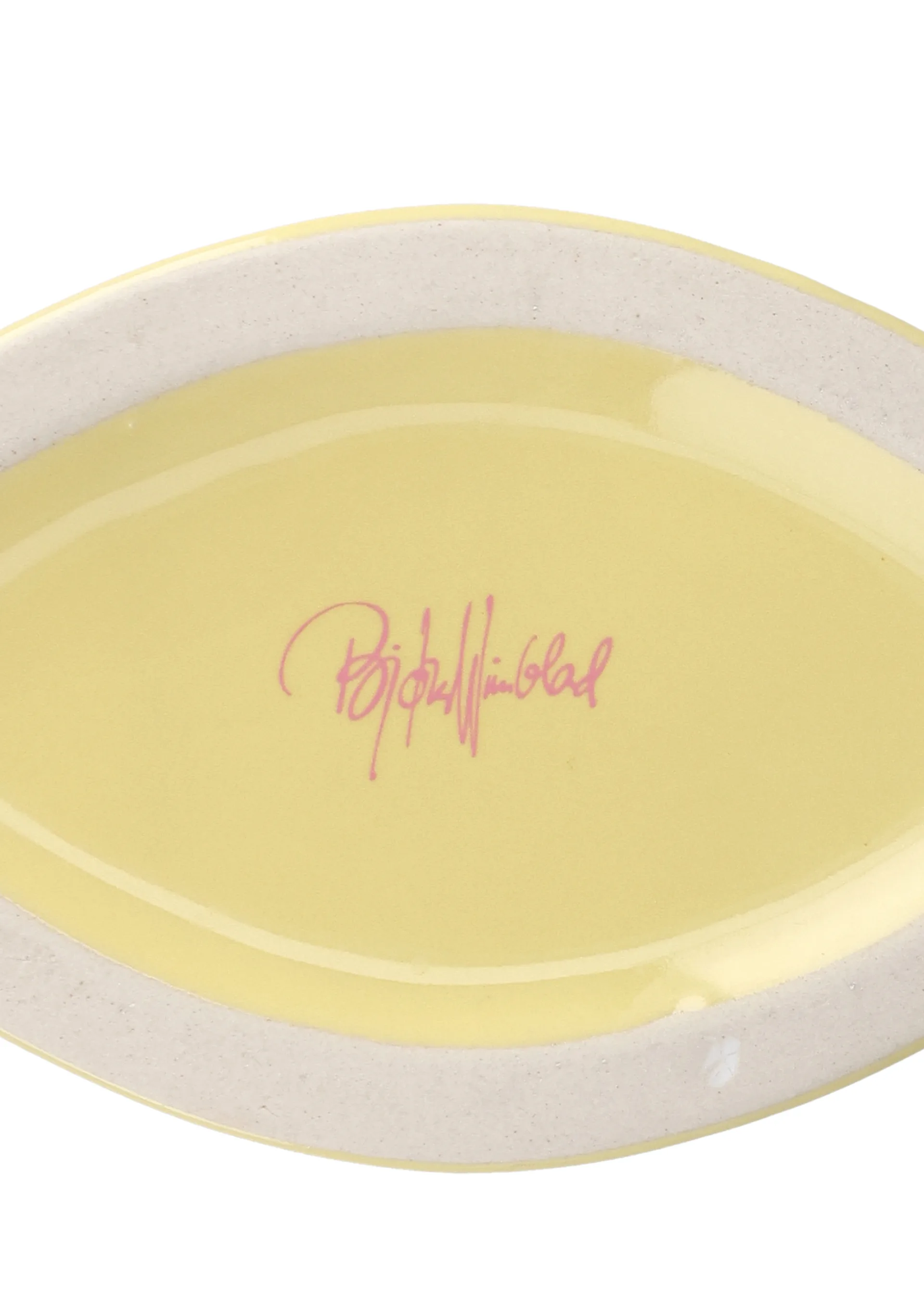 Nina ベース, Yellow-pink, 22 cm Bjørn Wiinblad