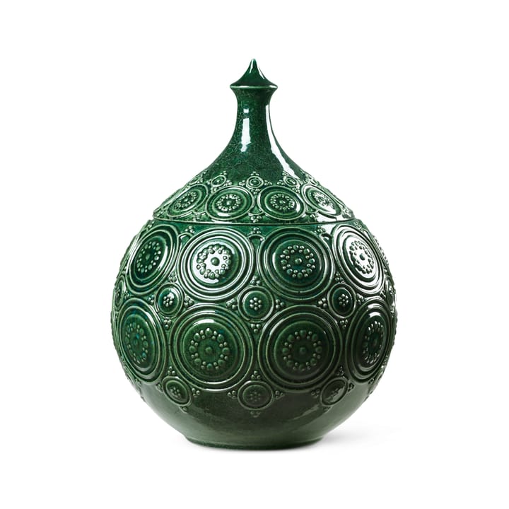 Symphony Magic bonbonniere Ø 21.5 cm - darkgreen - Bjørn Wiinblad
