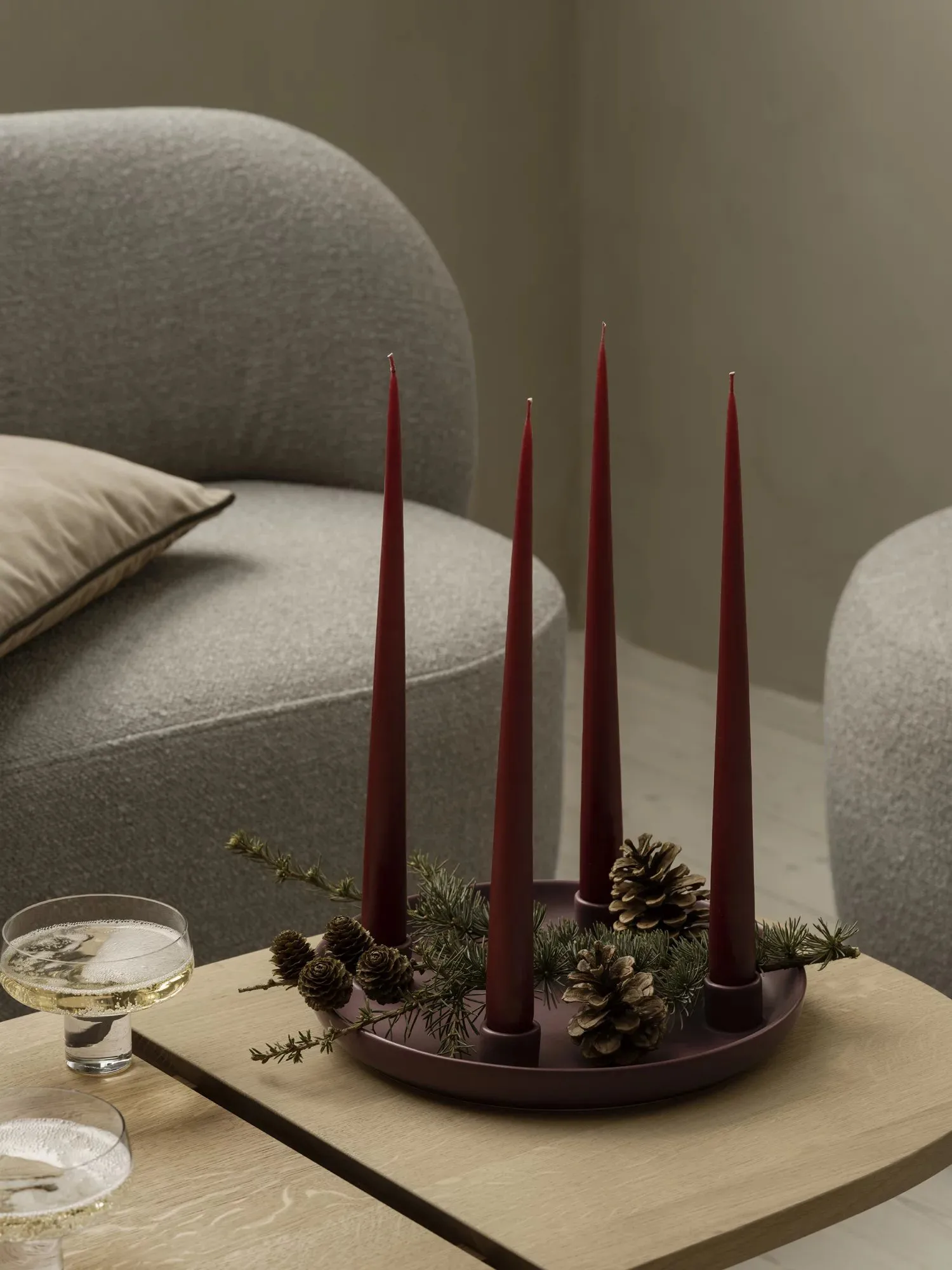 ADVENT キャンドルスティック Ø27 cm, Port Blomus | ブロムス