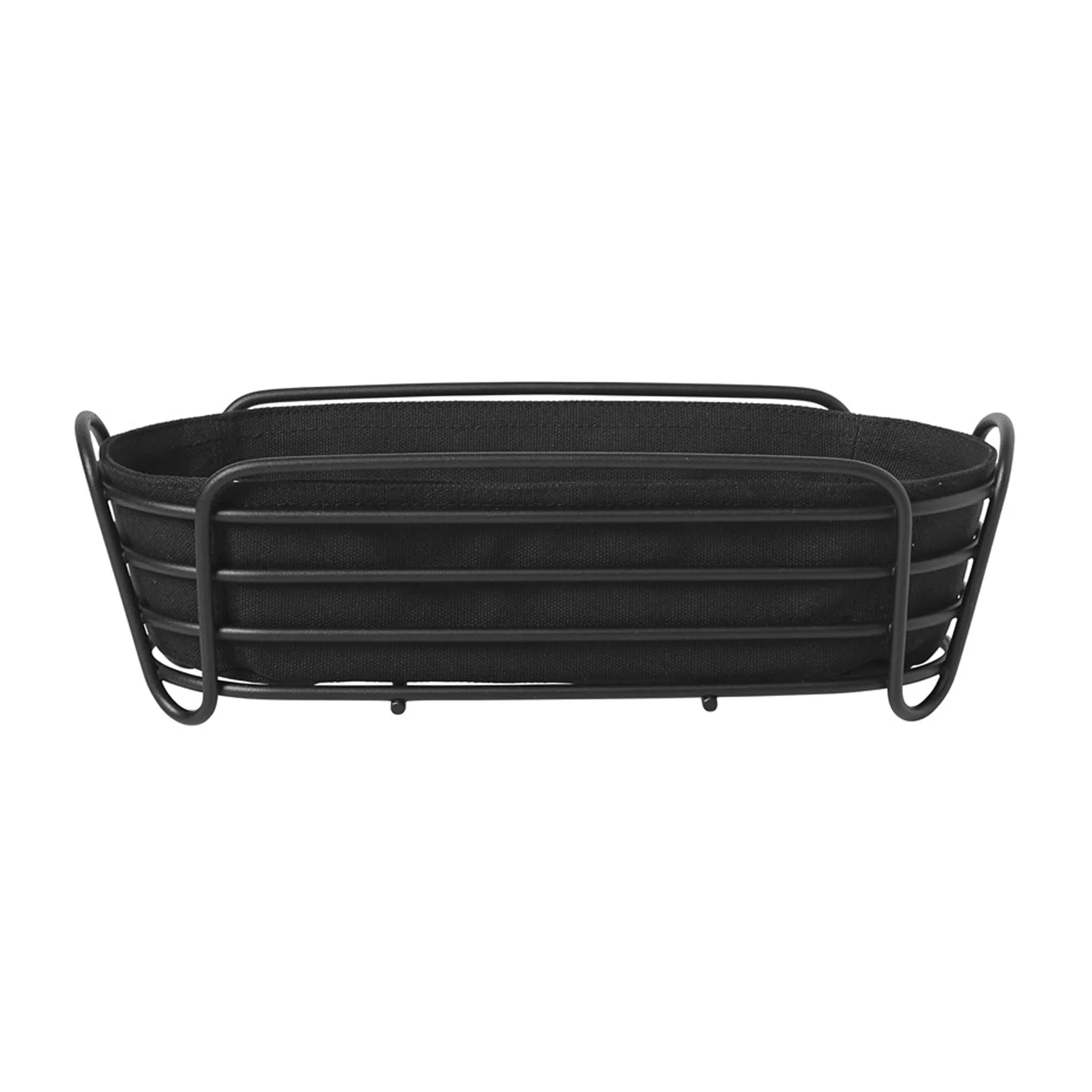 Delara ブレッドボックス oval 32 cm, Black Blomus | ブロムス