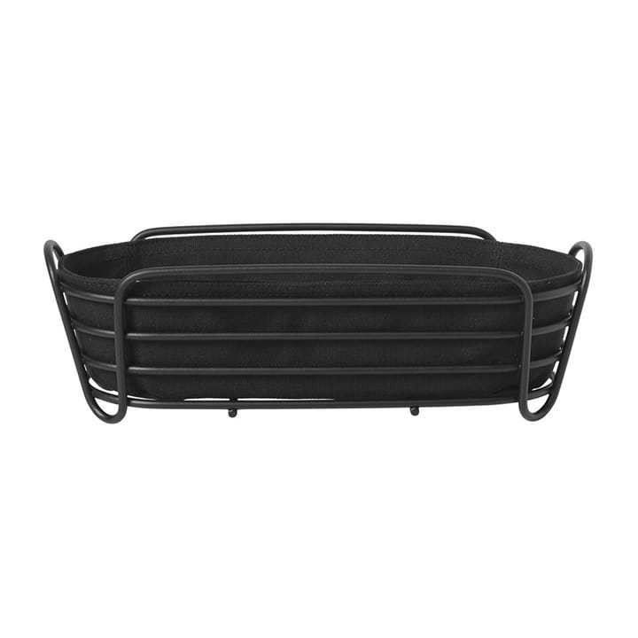 Delara ブレッドボックス oval 32 cm - Black - Blomus | ブロムス