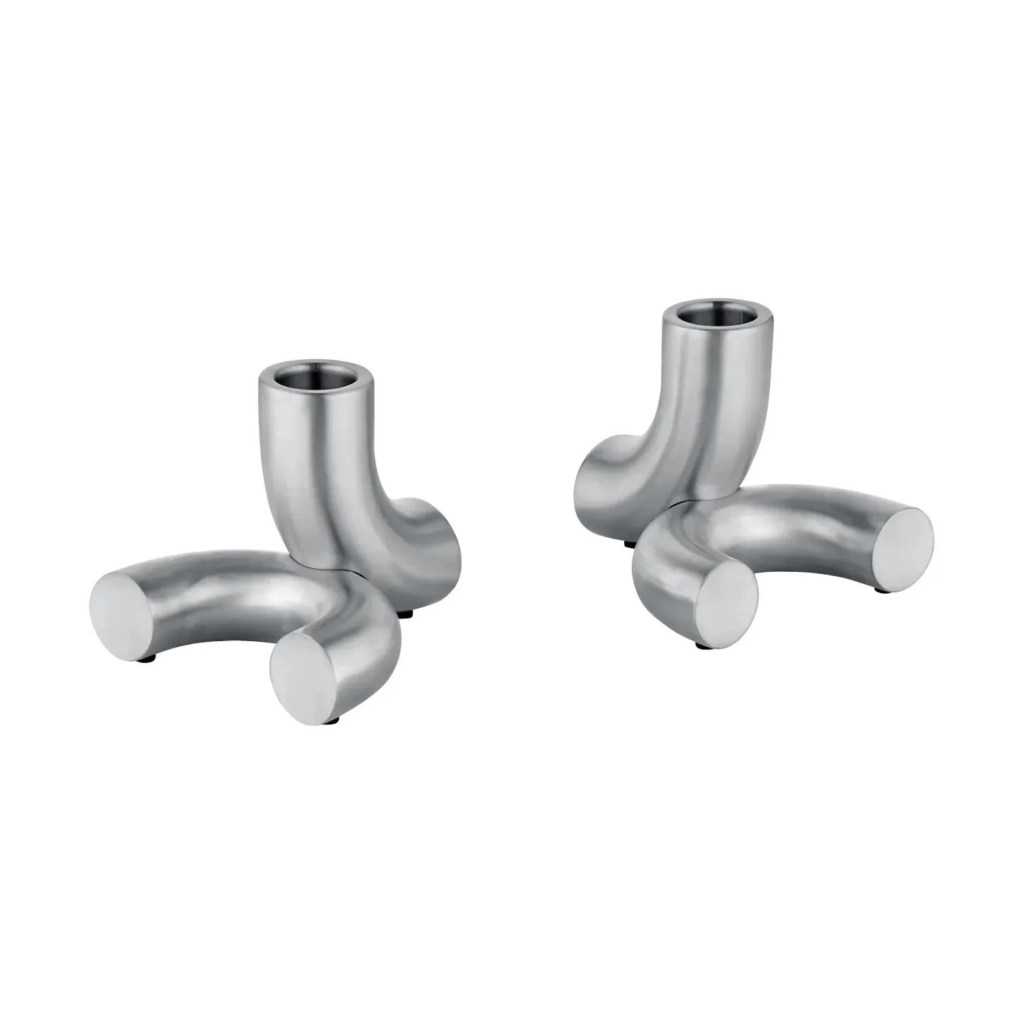 Doodle キャンドルホルダー 2パック, Matte stainless steel Blomus | ブロムス