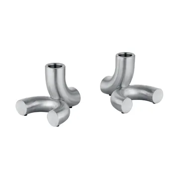 Doodle キャンドルホルダー 2パック - Matte stainless steel - Blomus | ブロムス