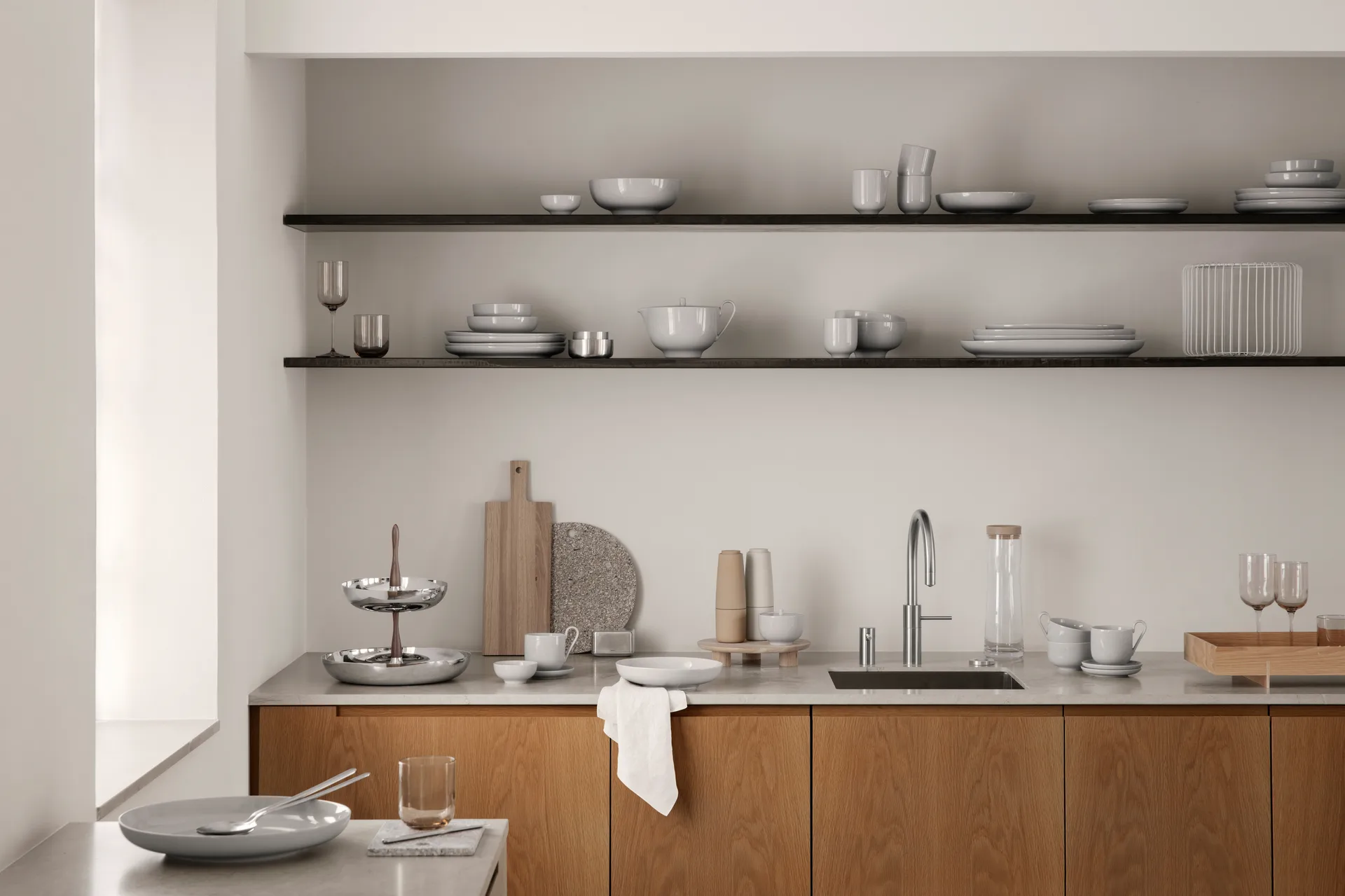 Estra wire バスケット Ø30 cm, Chrome Blomus | ブロムス