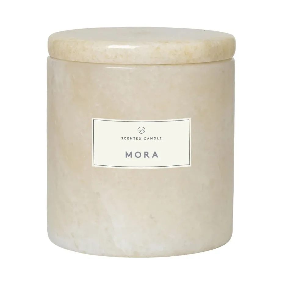 Frable アロマキャンドル marble Ø7 cm, Moonbeam-mora Blomus | ブロムス