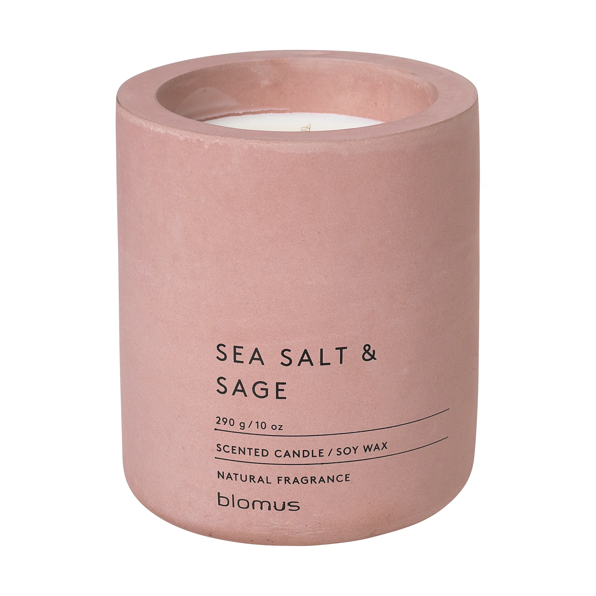 Fraga アロマキャンドル 55時間, Sea salt & Sage-Withered Rose Blomus | ブロムス