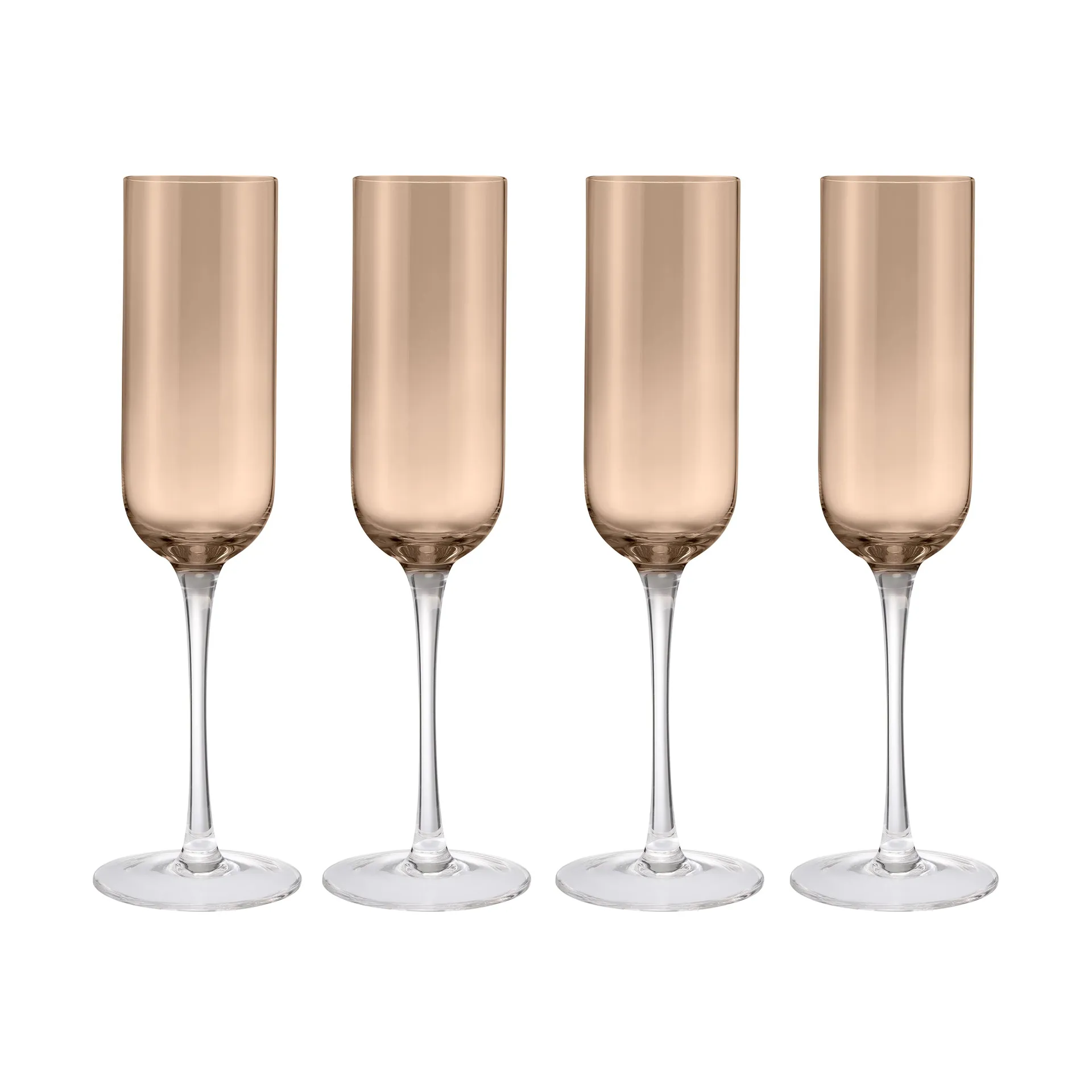Fuumi シャンパングラス 22 cl 4本セット, Coffee-clear Blomus | ブロムス