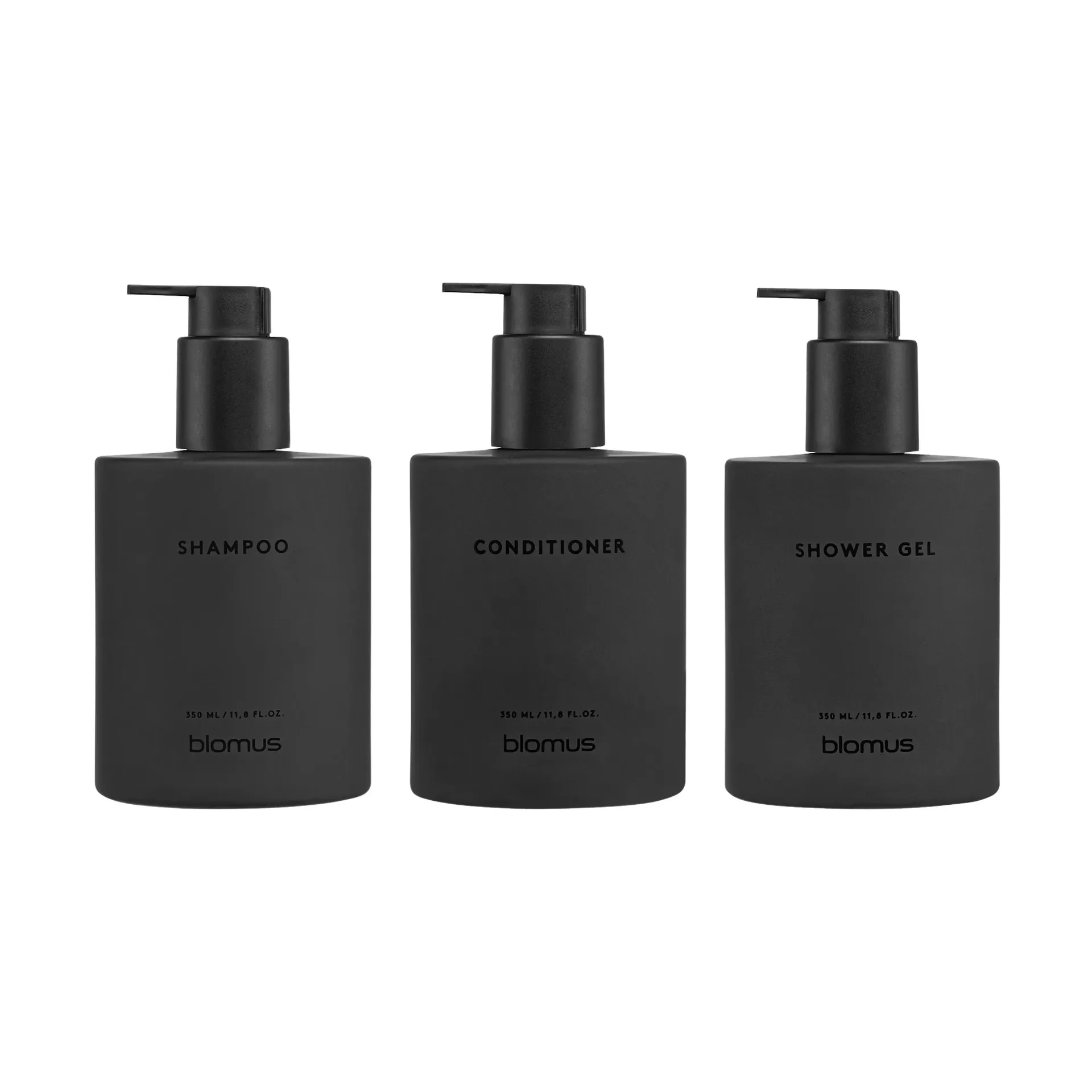 Kirei ガラスボトル 壁掛けホルダー付き 3パック, Smoke, glue-mounted Blomus | ブロムス