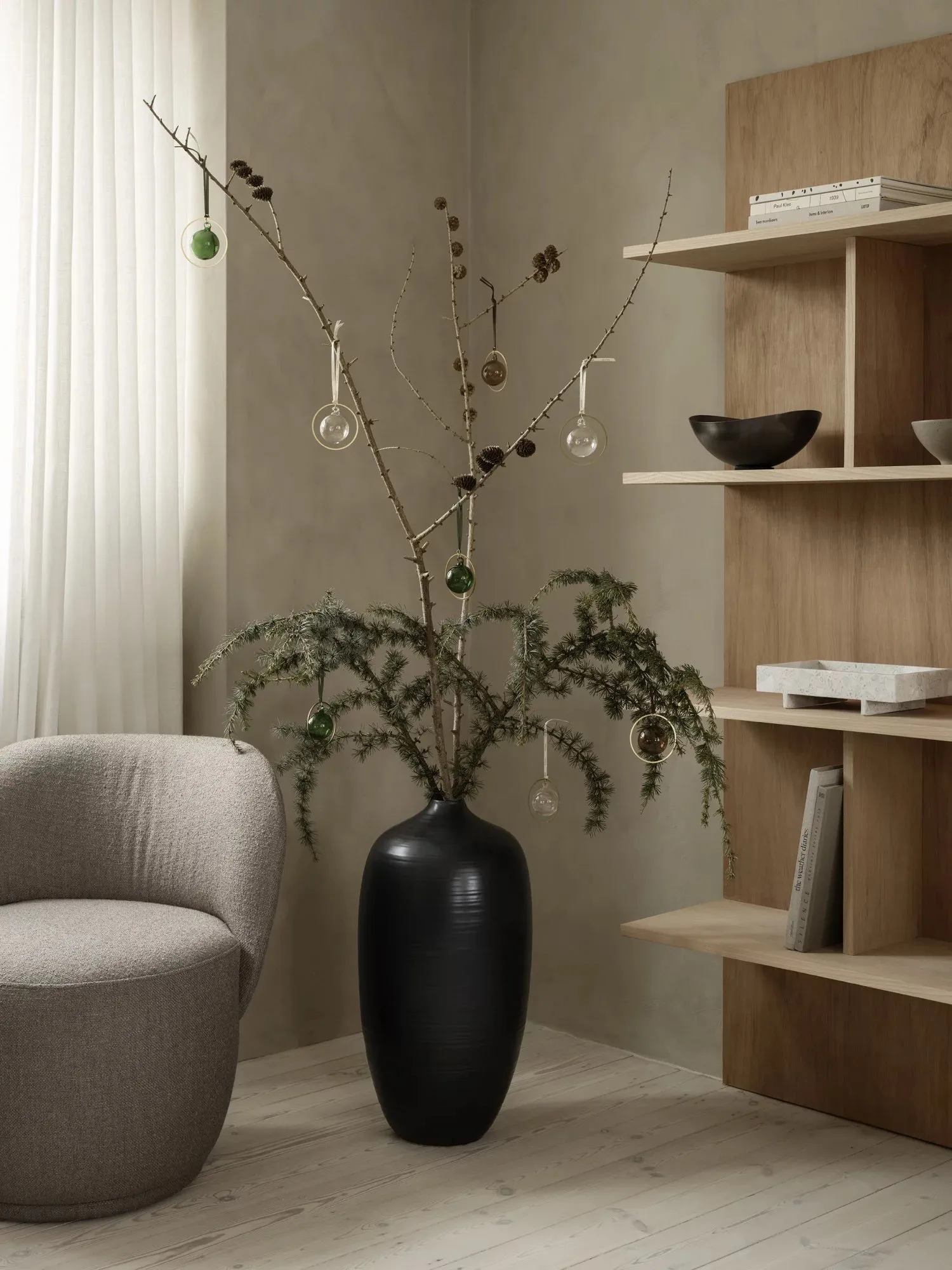 KITAI クリスマス オーナメント 8.5 cm 4個セット, Clear Blomus | ブロムス