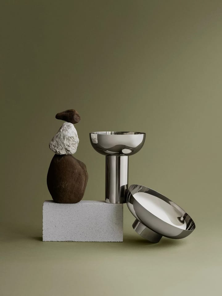 MIYABI 花瓶 M Ø23 cm, Silver Blomus | ブロムス