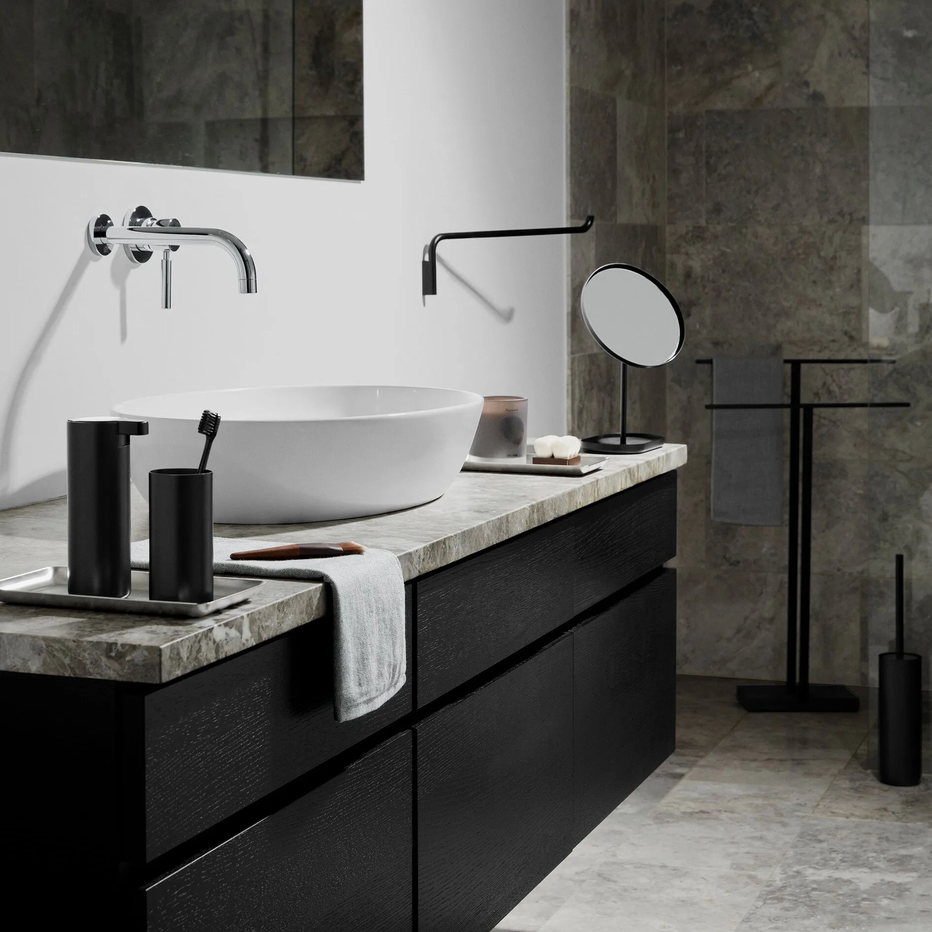 Modo 歯ブラシ マグ, Black Blomus | ブロムス