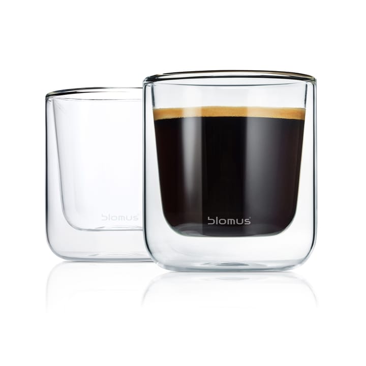 Nero insulating コーヒー グラス 2パック - Clear - Blomus | ブロムス