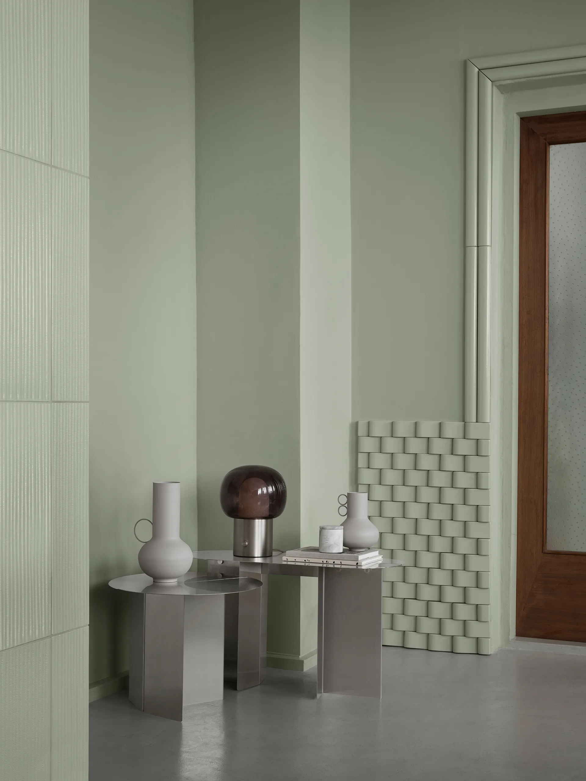 ORU ベンチ 80x45 cm, Matte stainless steel Blomus | ブロムス