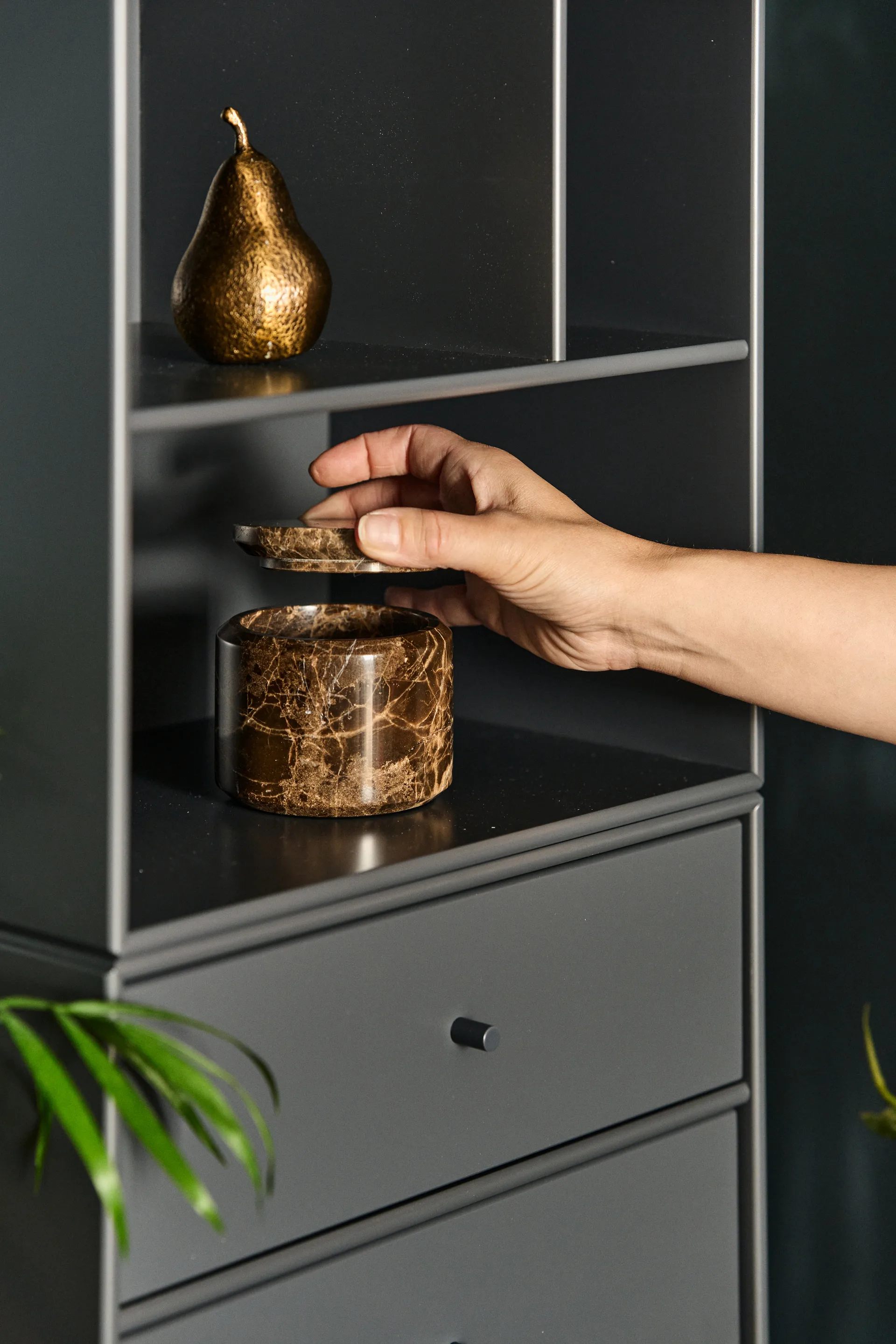 Pesa 収納ボックス Ø 9 cm, brown Blomus | ブロムス