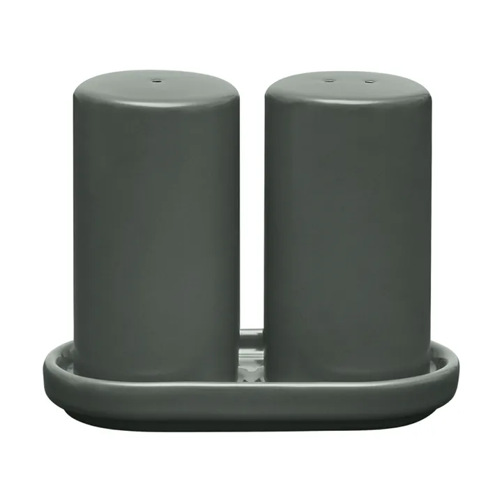 Pilar ソルト＆ペッパーシェイカー 2点セット - Agave Green, Ø4.5×11.5 cm - Blomus | ブロムス