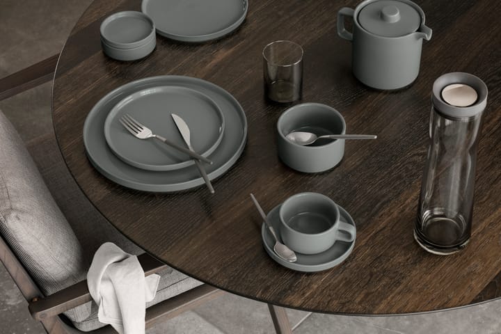 Pilar マグ ソーサー付き 2パック, Pewter Blomus | ブロムス